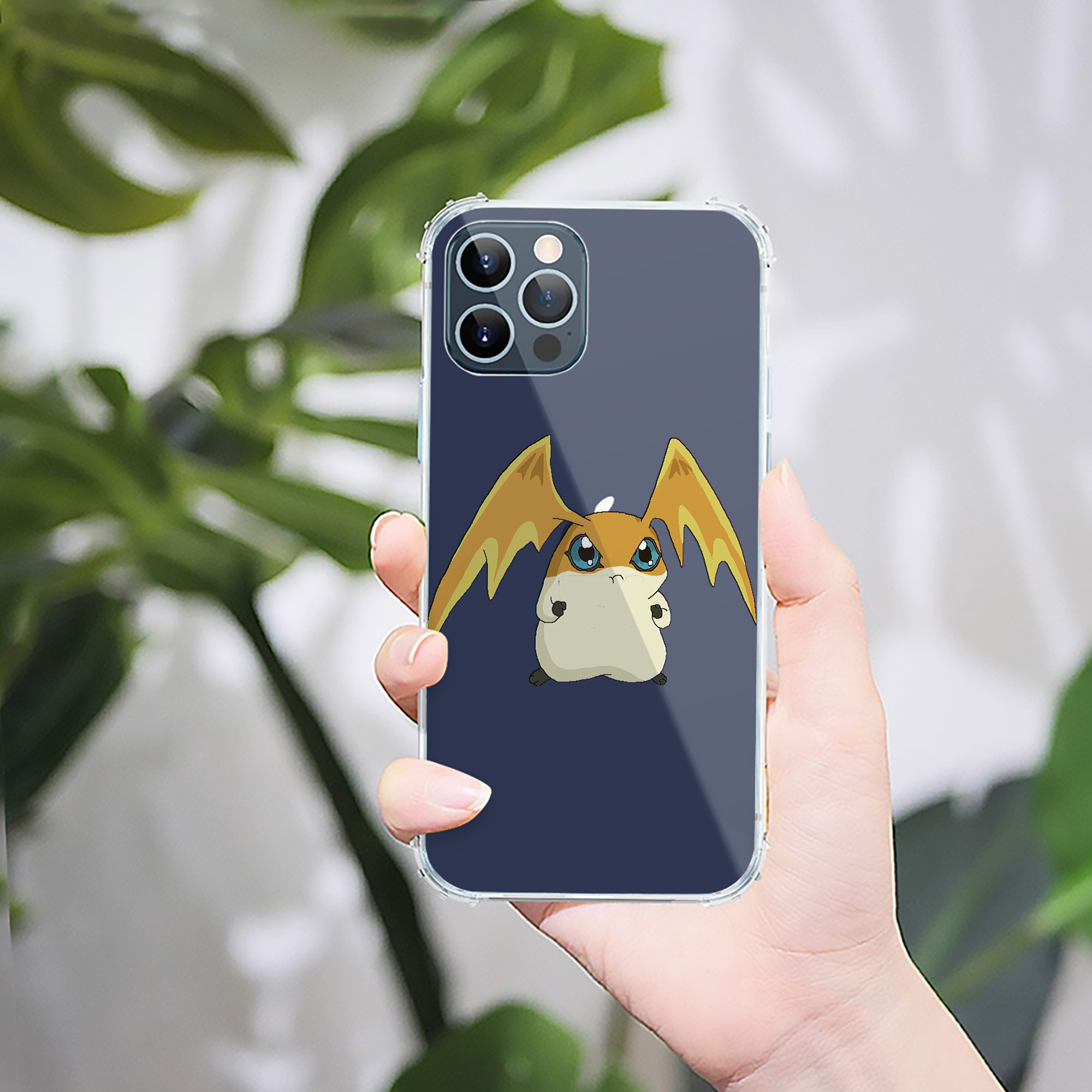 （画像用） Digimon デジタルモンスター/デジモン 【iPhone 12シリーズ対応】透明スマホケース（クリアソフトケース）